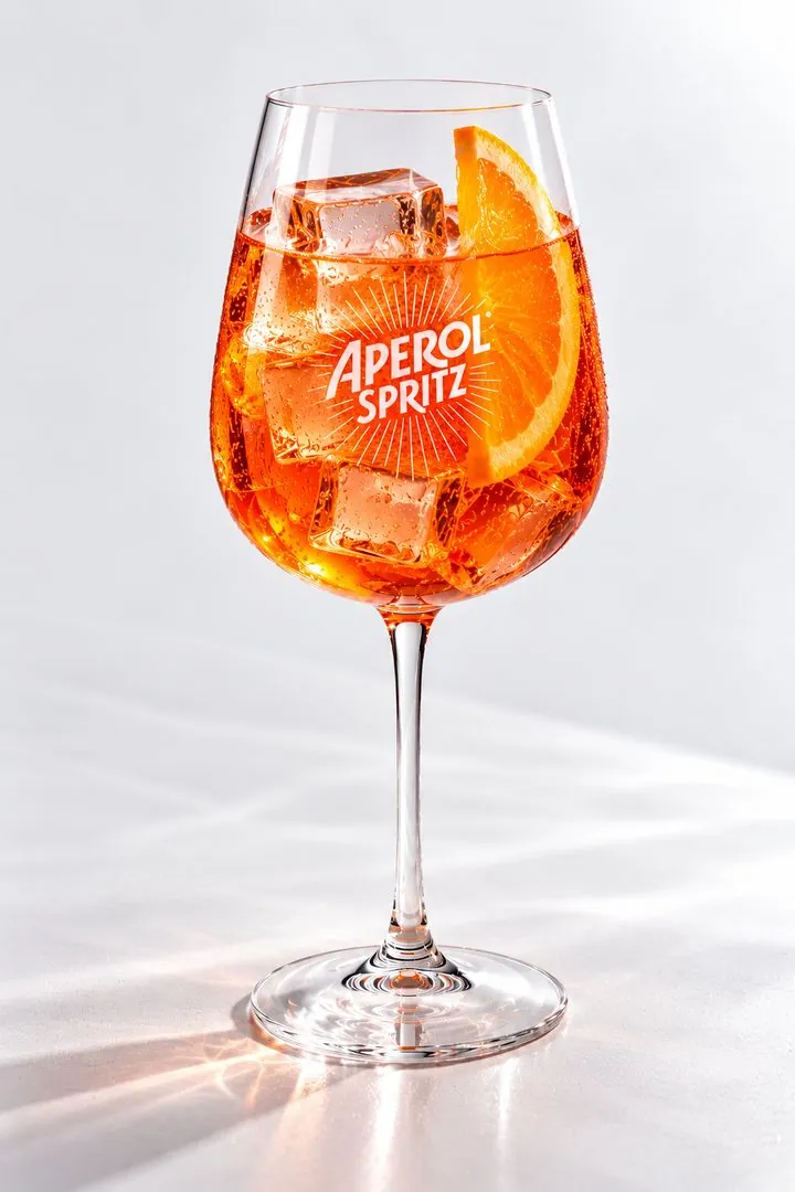 Aperol Spritz z kostkami lodu Hoshizaki